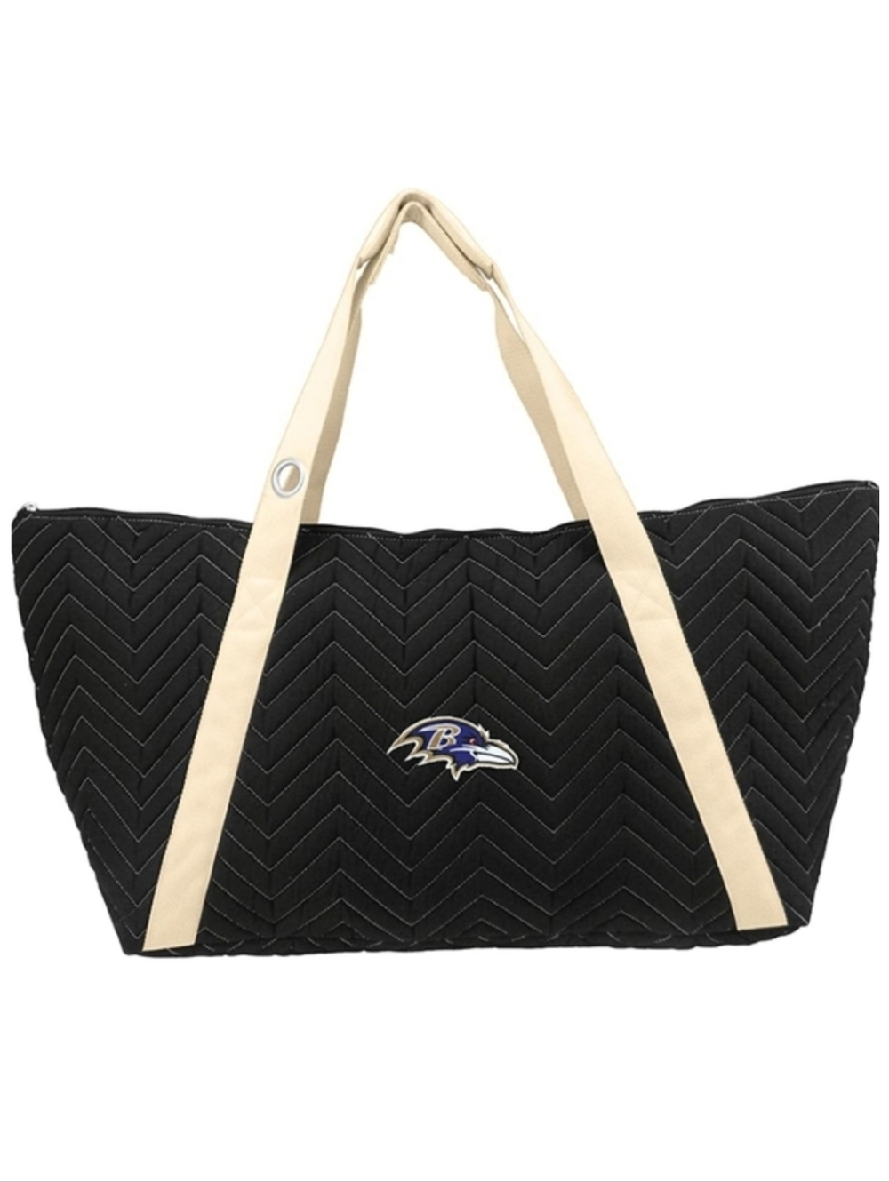 NIP Baltimore Ravens Chevron Stitch Weekender Bag